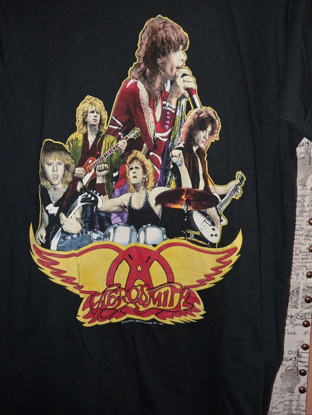 RARE Vintage 1988 Aerosmith Walk This Way Screen Stars Single Stitch T Shirt